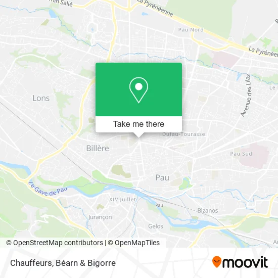 Chauffeurs map