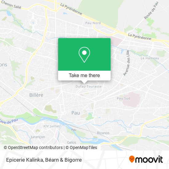 Epicerie Kalinka map