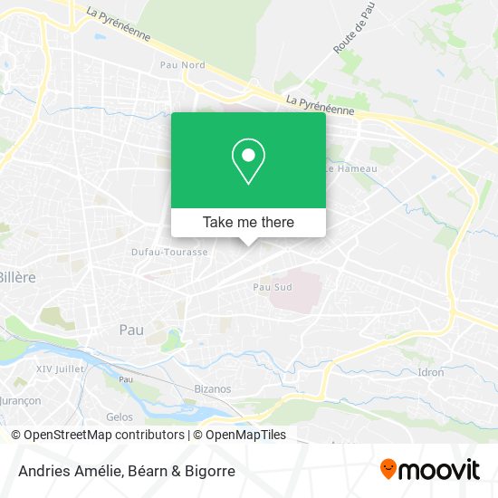 Andries Amélie map
