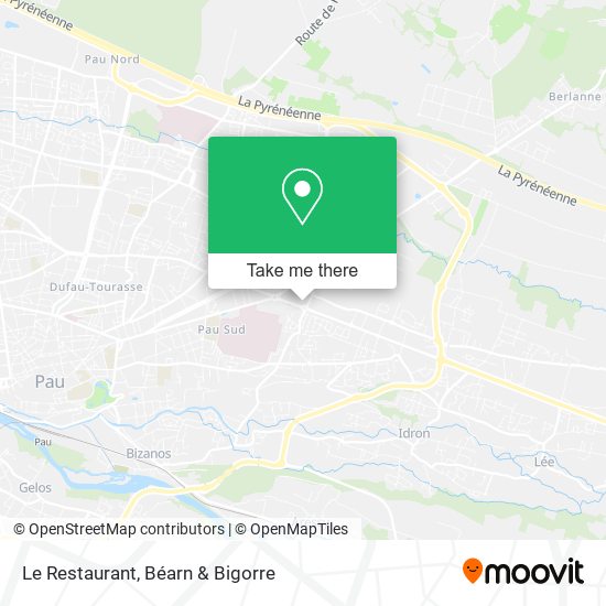 Le Restaurant map