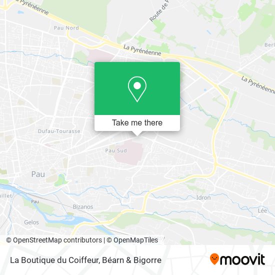 La Boutique du Coiffeur map