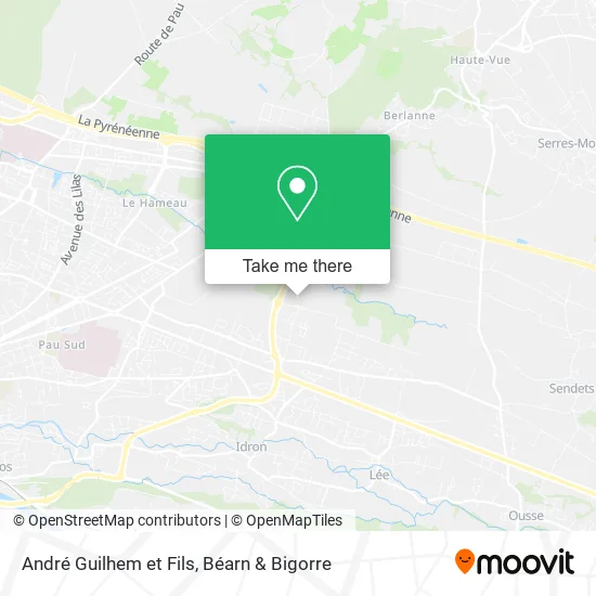 André Guilhem et Fils map