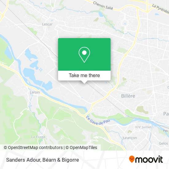 Sanders Adour map