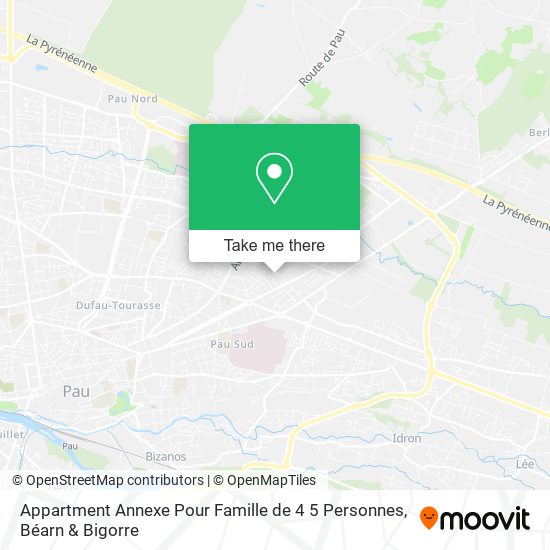 Appartment Annexe Pour Famille de 4 5 Personnes map