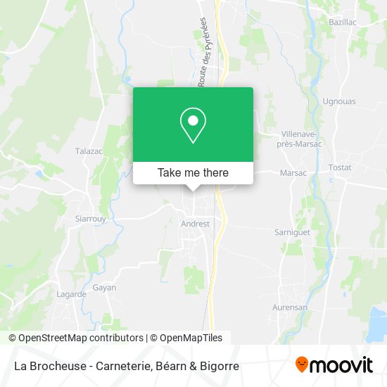La Brocheuse - Carneterie map