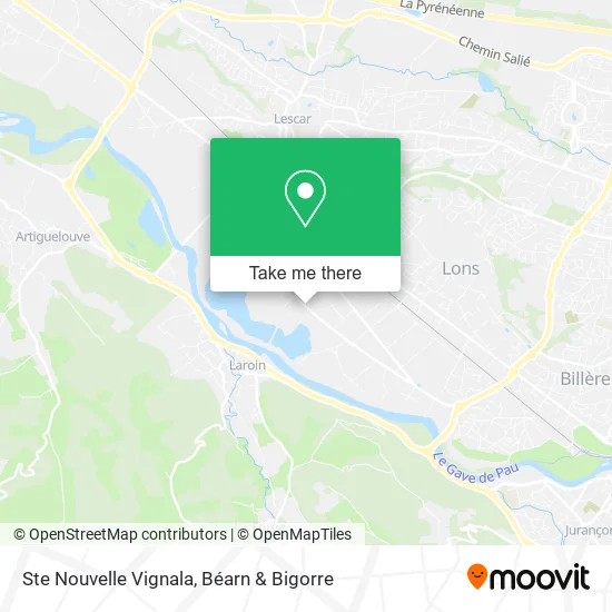Ste Nouvelle Vignala map