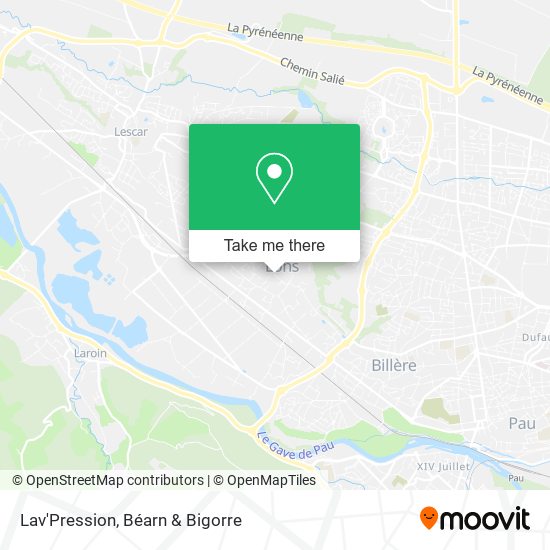 Lav'Pression map