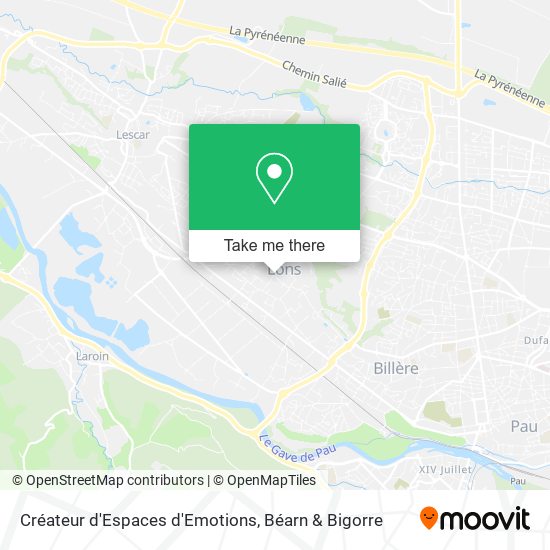 Créateur d'Espaces d'Emotions map