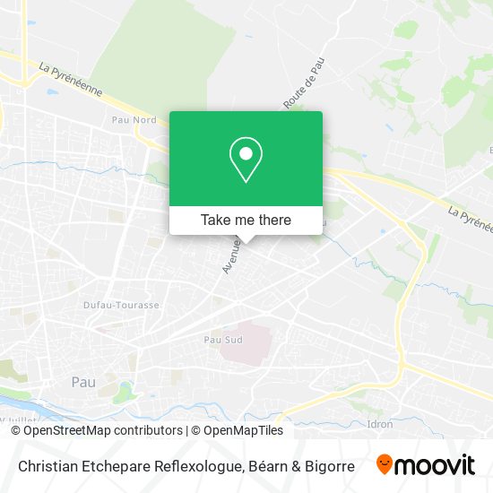 Christian Etchepare Reflexologue map