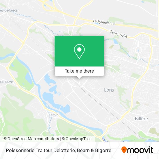 Poissonnerie Traiteur Delotterie map