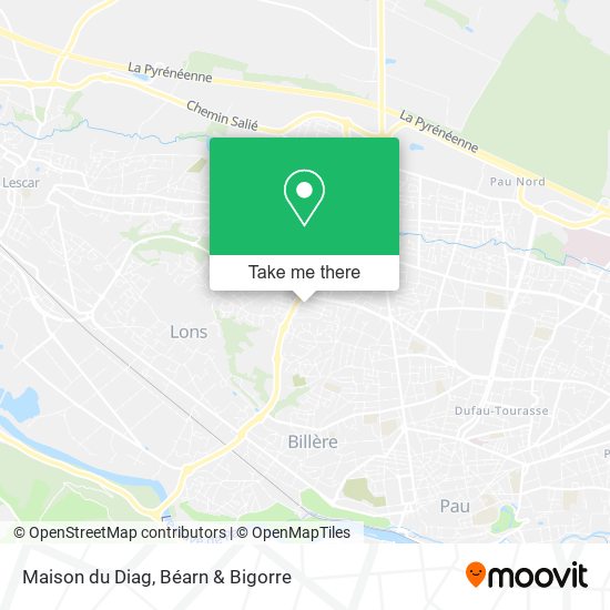 Maison du Diag map