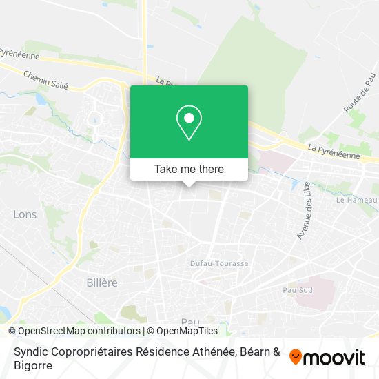 Syndic Copropriétaires Résidence Athénée map