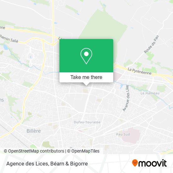 Agence des Lices map