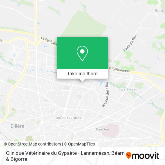 Clinique Vétérinaire du Gypaète - Lannemezan map
