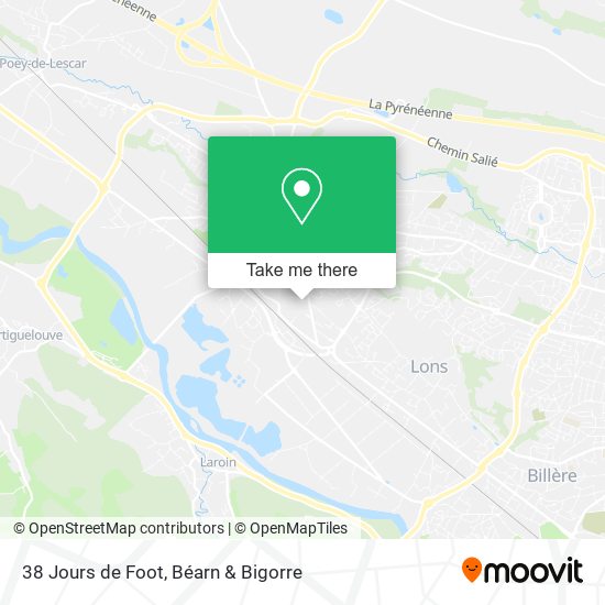 38 Jours de Foot map