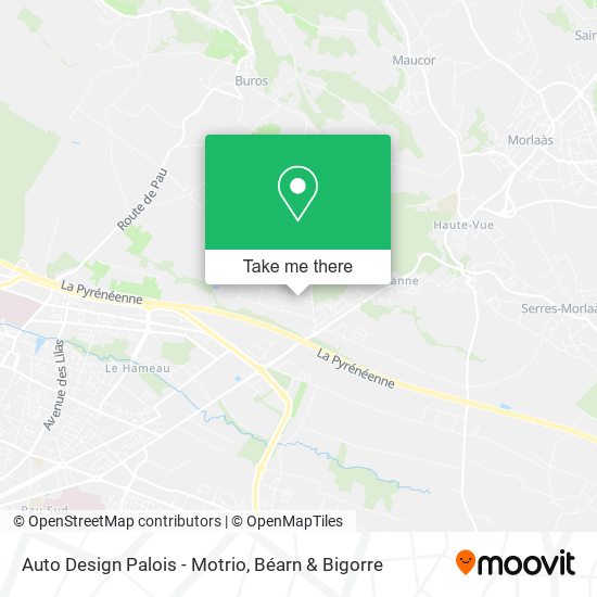 Auto Design Palois - Motrio map