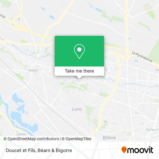 Doucet et Fils map
