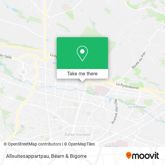 Allsuitesappartpau map