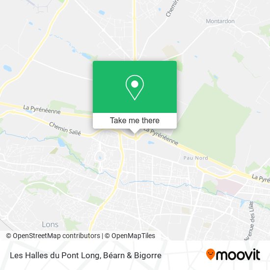 Les Halles du Pont Long map