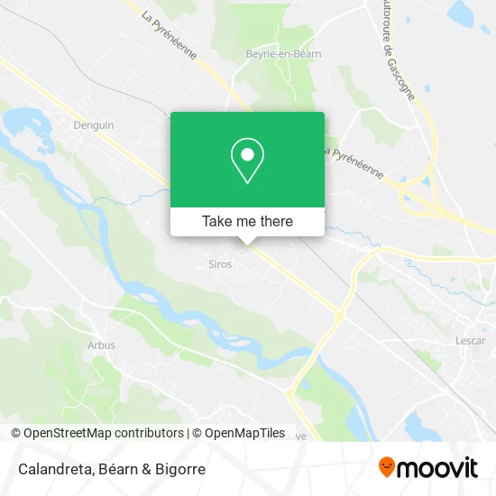 Calandreta map
