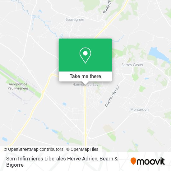 Scm Infirmieres Libérales Herve Adrien map