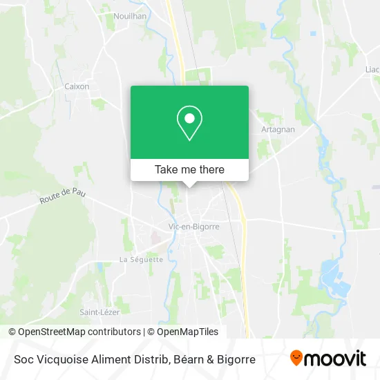 Soc Vicquoise Aliment Distrib map