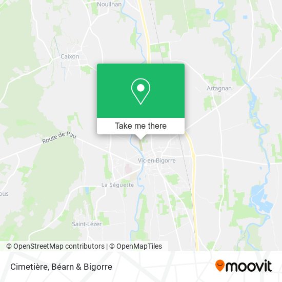 Cimetière map