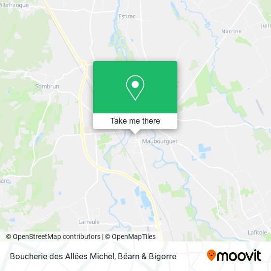 Boucherie des Allées Michel map