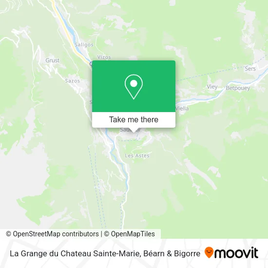 La Grange du Chateau Sainte-Marie map