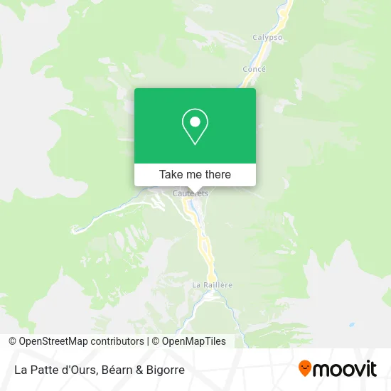 La Patte d'Ours map