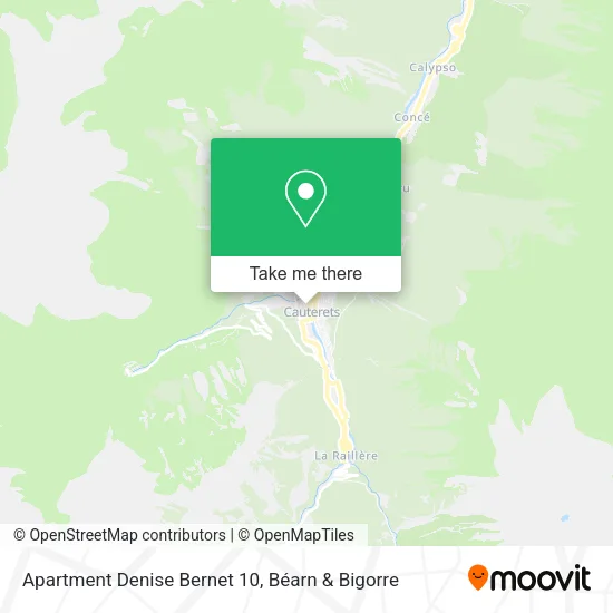 Apartment Denise Bernet 10 map