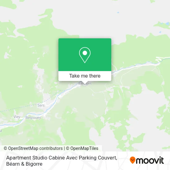 Apartment Studio Cabine Avec Parking Couvert map