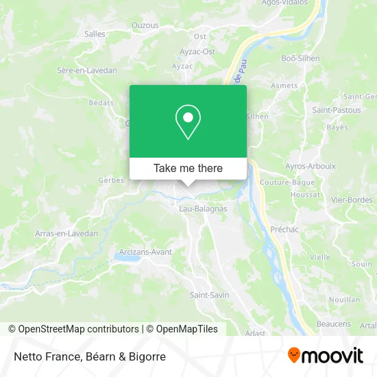 Netto France map