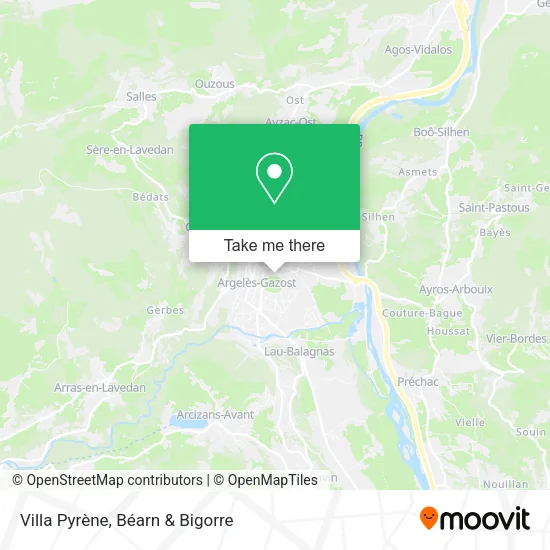 Villa Pyrène map