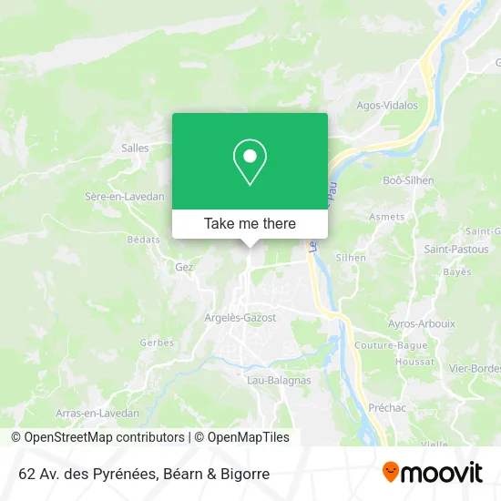 62 Av. des Pyrénées map