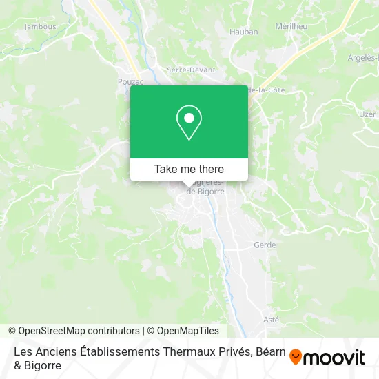 Les Anciens Établissements Thermaux Privés map