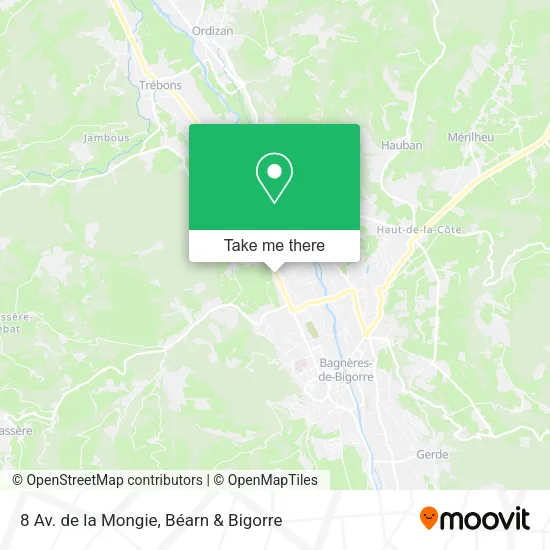 8 Av. de la Mongie map