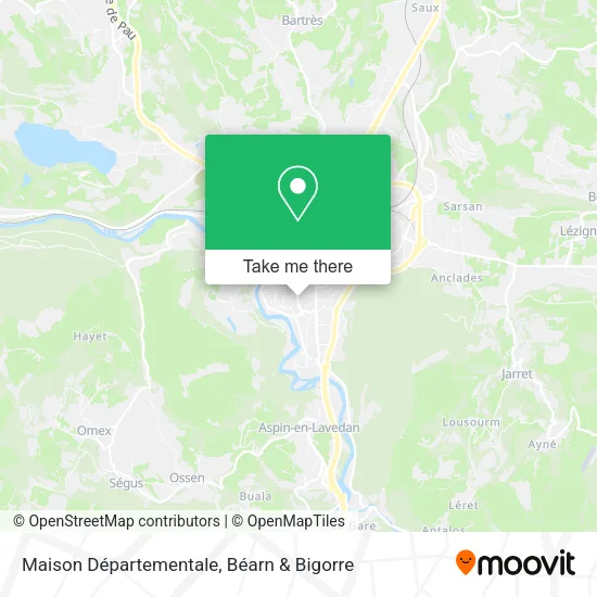 Maison Départementale map