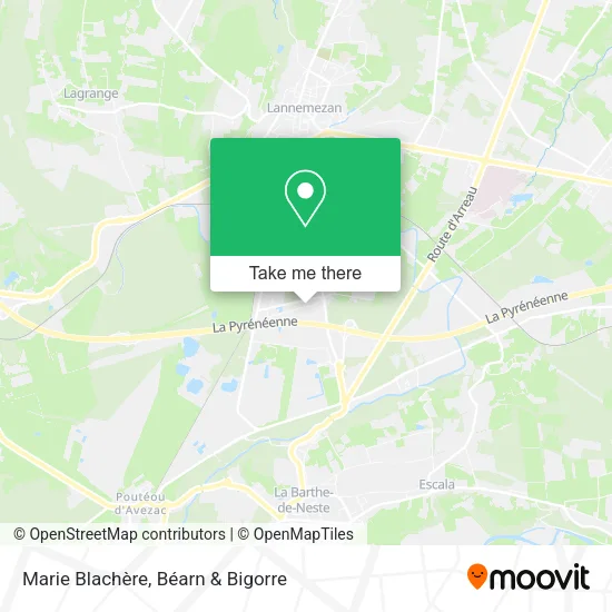 Marie Blachère map