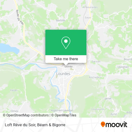 Loft Rêve du Soir map