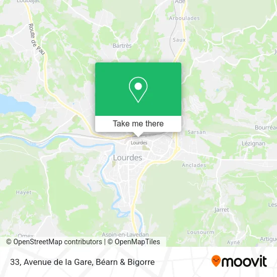 33, Avenue de la Gare map