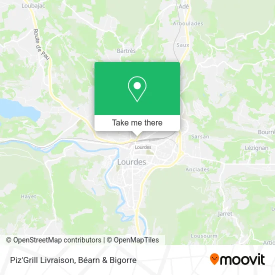 Piz'Grill Livraison map