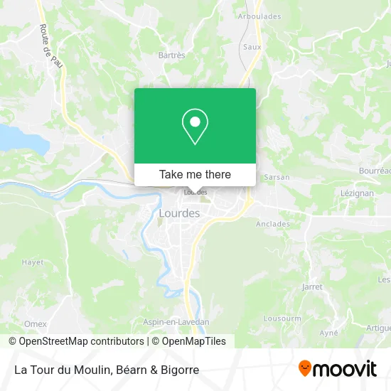 La Tour du Moulin map