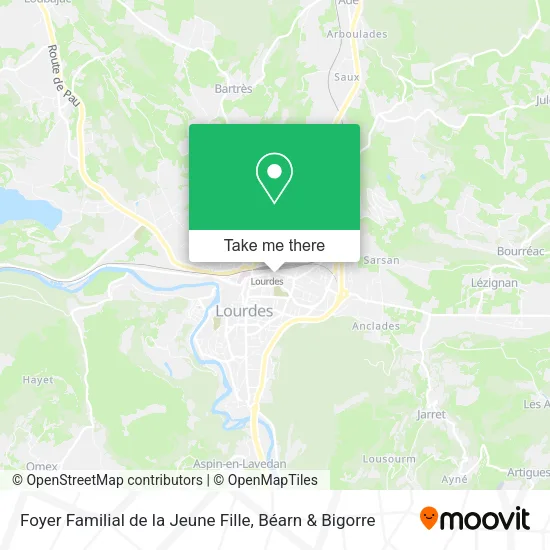 Foyer Familial de la Jeune Fille map