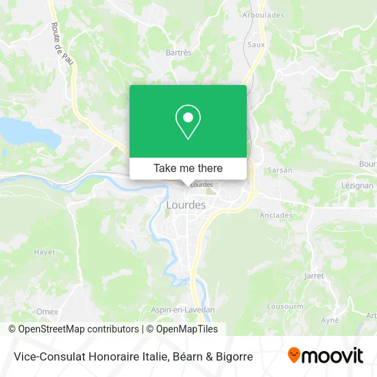 Vice-Consulat Honoraire Italie map