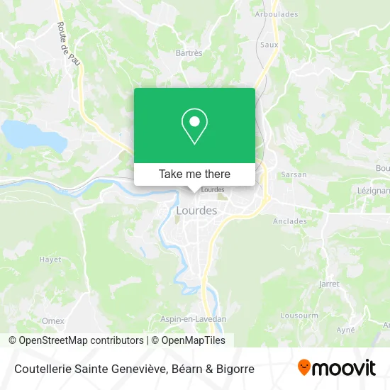 Coutellerie Sainte Geneviève map