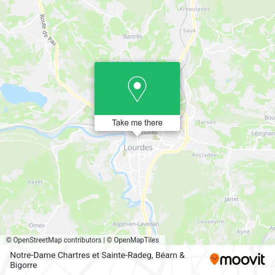 Notre-Dame Chartres et Sainte-Radeg map