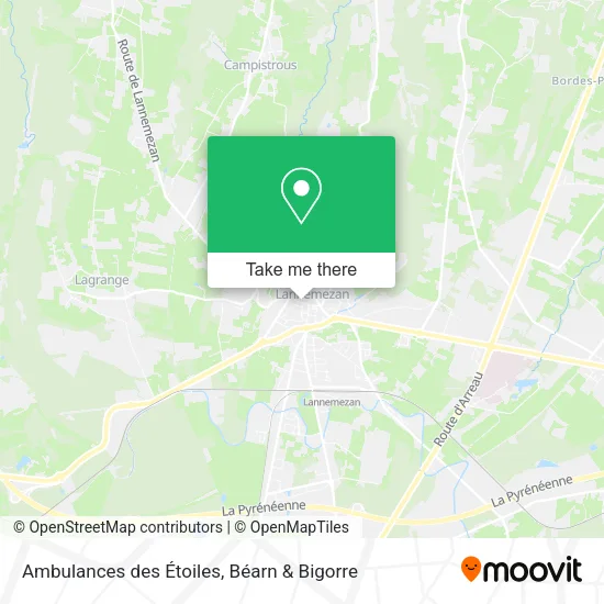 Ambulances des Étoiles map