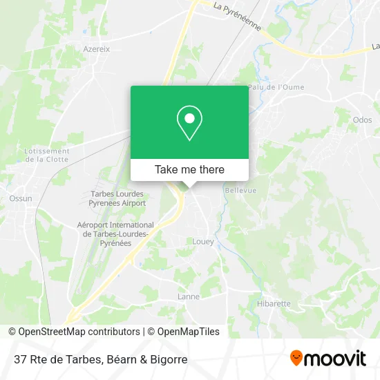 37 Rte de Tarbes map