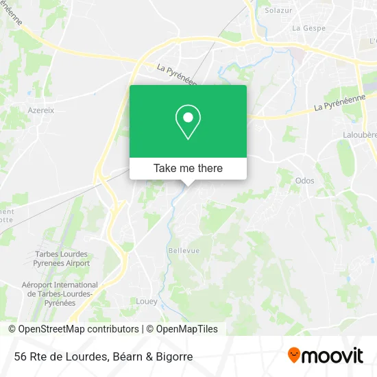 56 Rte de Lourdes map